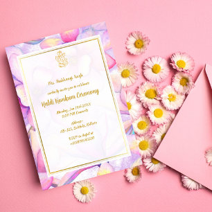 Haldi Kumkum Ceremony Invitation