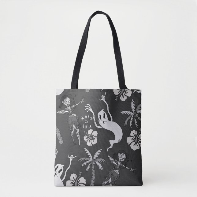 HALE OF HULA Halloween Shoulder Tote Bag (Front)