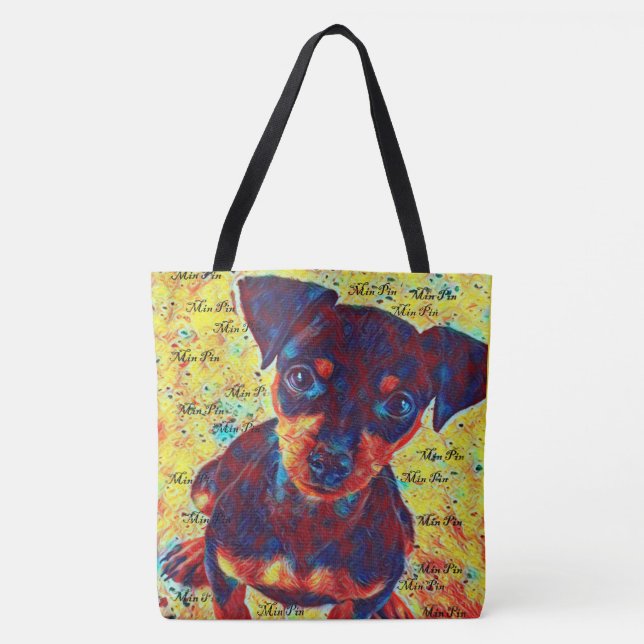 Hale to the Min  Pin Tote Bag (Front)