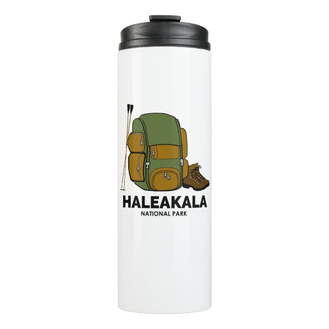 Haleakala National Park Backpack Thermal Tumbler (Front)