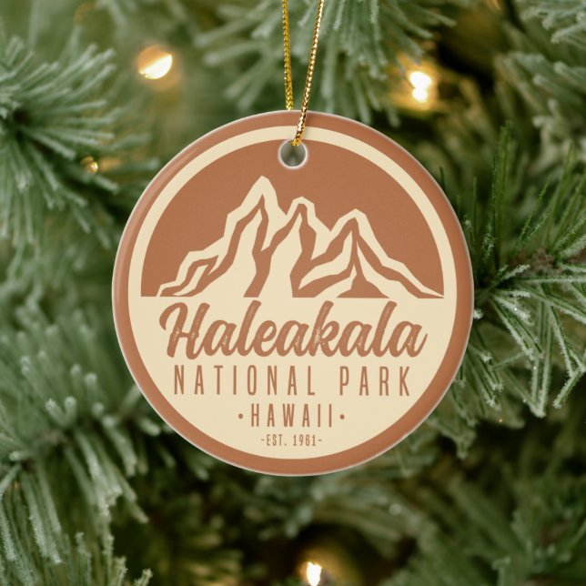 Haleakala National Park Hawaii Ceramic Ornament (Tree)