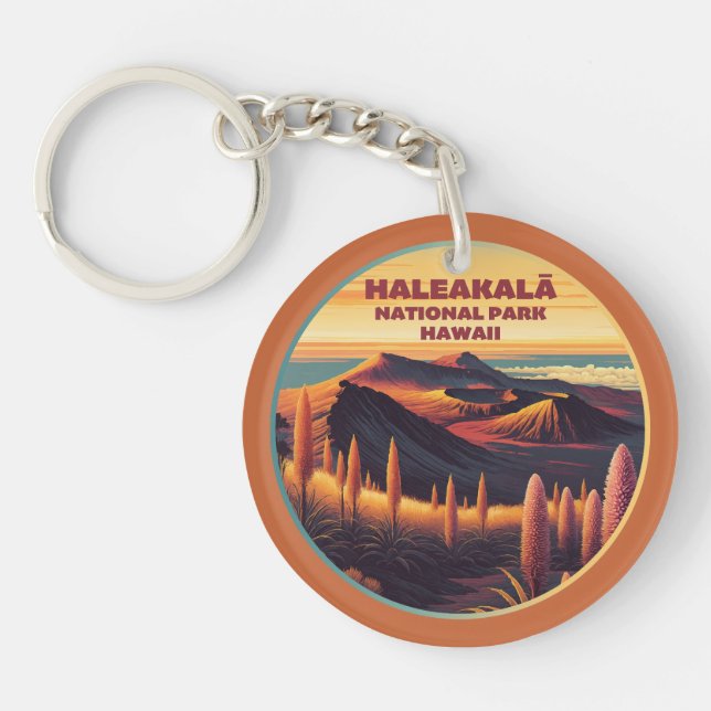 Haleakala National Park Hawaii Key Ring (Front)