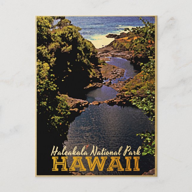 Haleakala National Park Hawaii Postcard (Front)