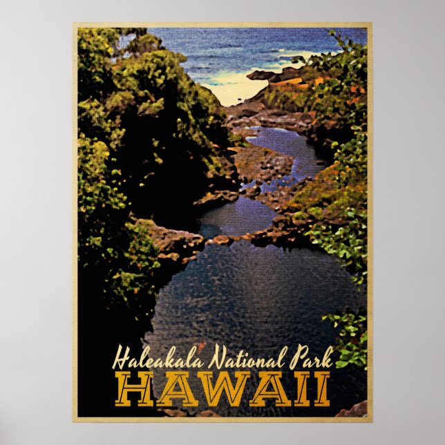 Haleakala National Park Hawaii Poster (Front)