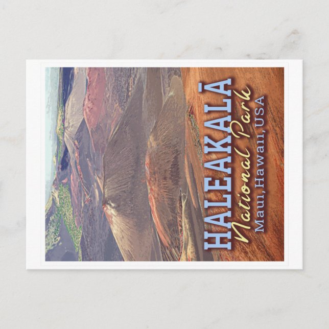HALEAKALA NATIONAL PARK - HAWAII UNITED STATES POSTCARD (Front)