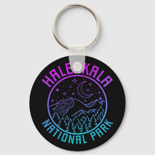 Haleakala National Park Hawaii USA Gradient Key Ring