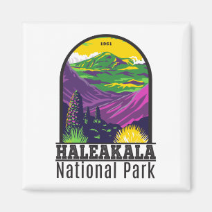 Haleakala National Park Hawaii Vintage  Magnet