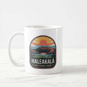 Haleakalā National Park Hawaiian Volcano Badge Coffee Mug