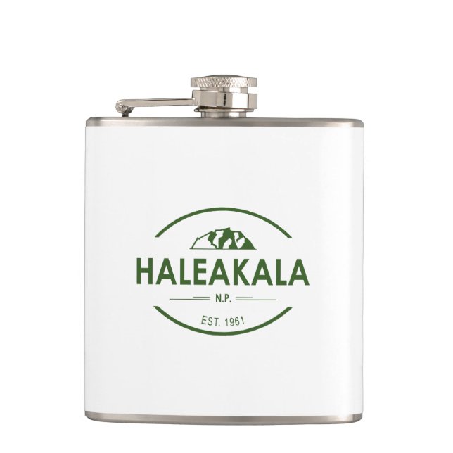 Haleakala National Park Hip Flask (Front)