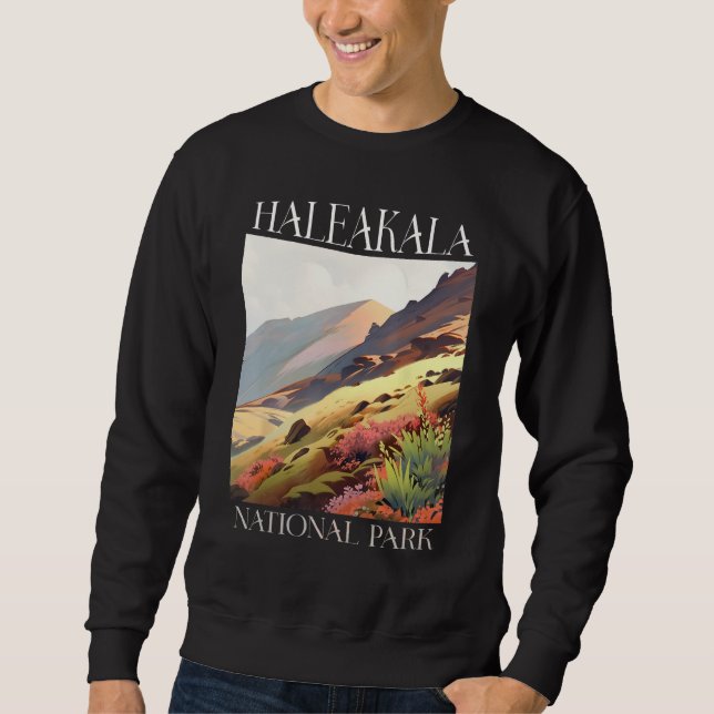 Haleakala National Park Maui Hawaii Nature Hiking  Sweatshirt (Front)
