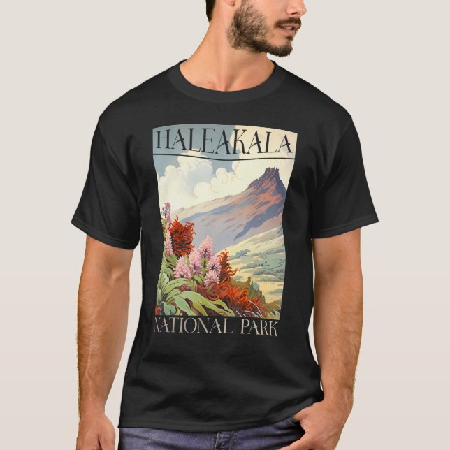 Haleakala National Park Maui Hawaii Nature Hiking  T-Shirt (Front)