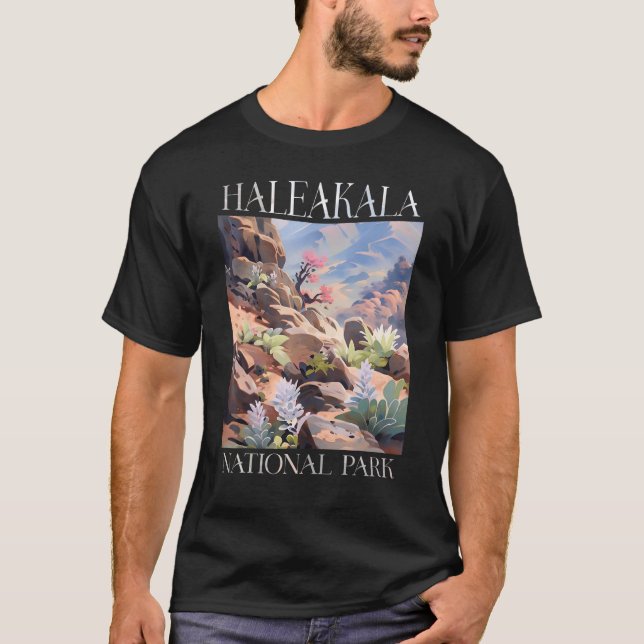 Haleakala National Park Maui Hawaii Nature Hiking  T-Shirt (Front)