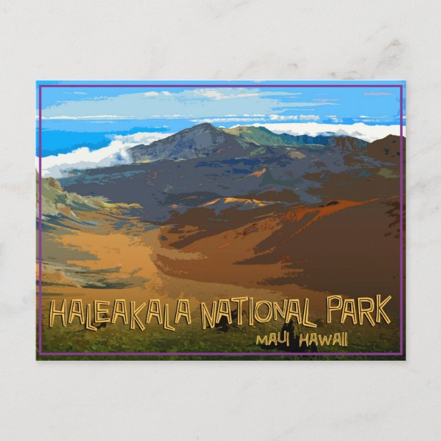 Haleakala National Park, Maui Hawaii Postcard (Front)