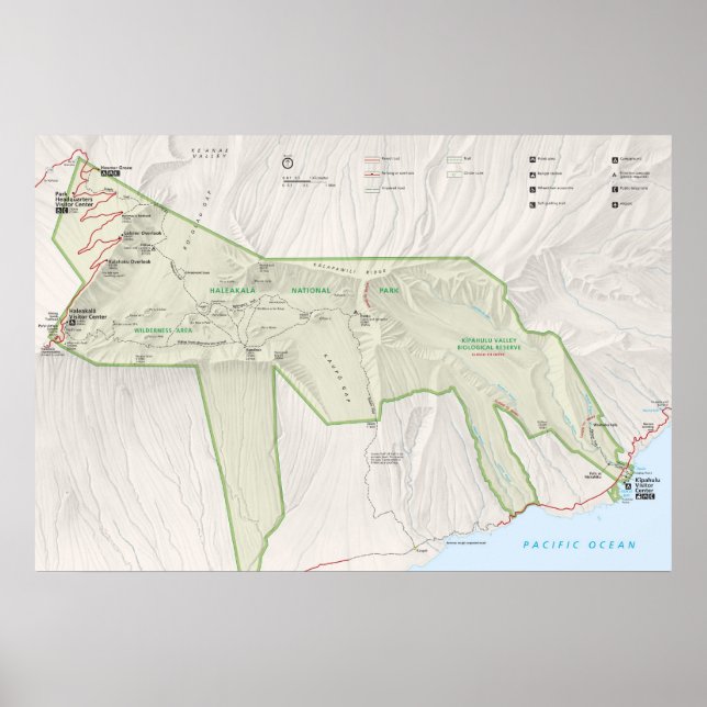 Haleakala National Park Poster (Front)