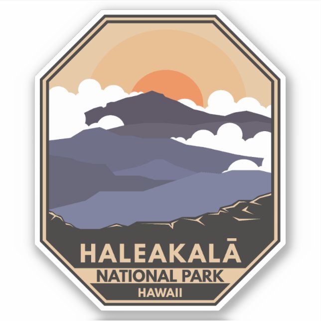 Haleakala National Park Retro Emblem (Front)
