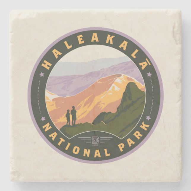 Haleakala National Park Stone Coaster (Front)