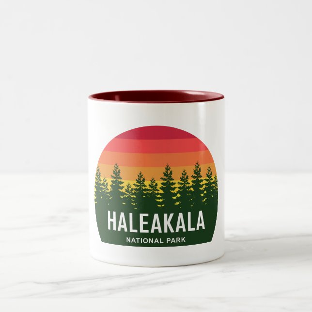 Haleakala National Park Two-Tone Coffee Mug (Center)