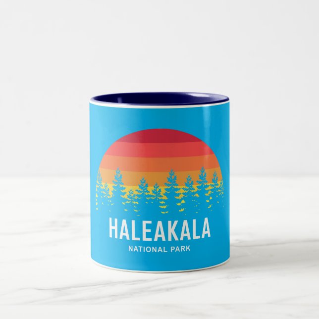 Haleakala National Park Two-Tone Coffee Mug (Center)