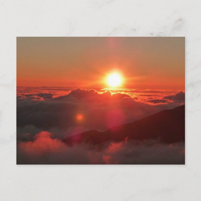 Haleakala Sunrise Postcard (Front)
