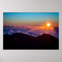 Haleakala Sunrise Poster photograph on Maui