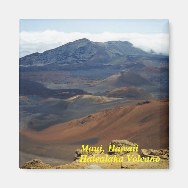 halealaka volcano magnet (Front)