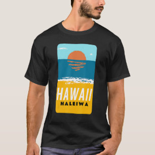 Haleiwa Hawaii Cool Trendy Women's Tops Graphic Te