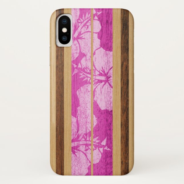 Haleiwa Surfboard Hawaiian iPhone case (Back)
