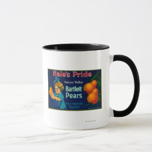 Hale's Pride Pear Crate LabelSuisun, CA Mug