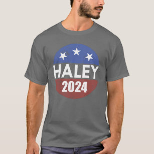 Haley 2024 Election Button Vote 24 President Haley T-Shirt