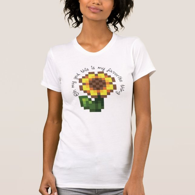 Haley Sunflower T-Shirt – Stardew Valley Inspired  (Front)