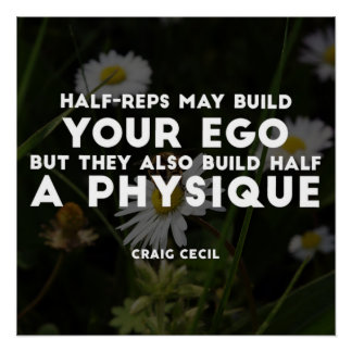 Half a Physique Motivational Poster
