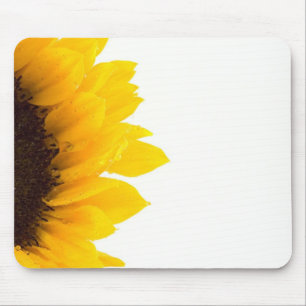 Half a Sunflower Mouse Pad