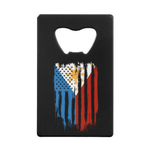 Half American Half Filipino Philippines Flag
