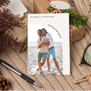 HALF ARCH SIMPLE CHRISTMAS HOLIDAY PHOTO