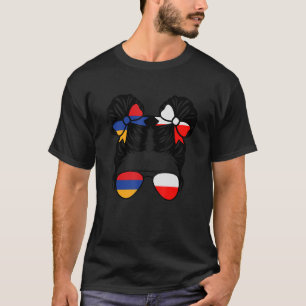 Half Armenian Half Polish Girl Armenia Kids Herita T-Shirt