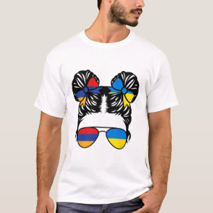 Half Armenian Half Ukrainian Girl Armenia Kids Her T-Shirt