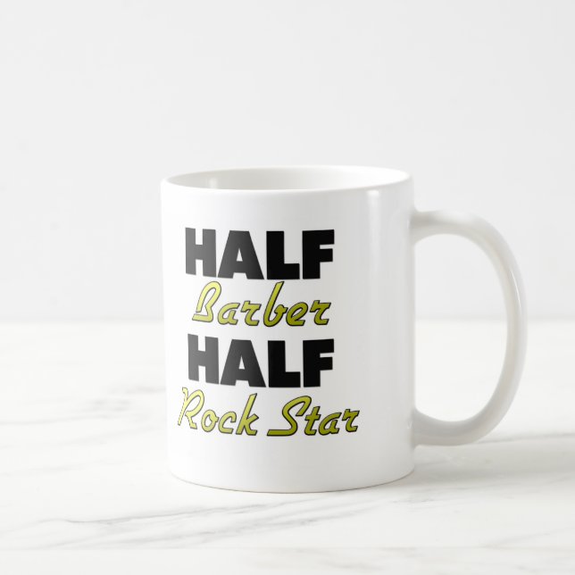Half Barber Half Rock Star Coffee Mug (Right)