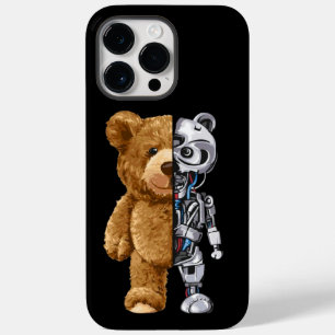Half Bear Half Robot Case-Mate iPhone 14 Pro Max Case