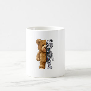 Half Bear Half Robot Coffee Mug