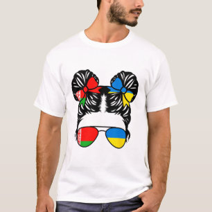 Half Belarusian Half Ukrainian Girl Belarus Kids H T-Shirt
