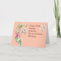 Half Birthday Card for 6 Month Old Baby Boy