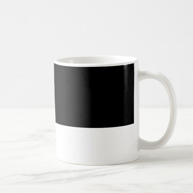 Half Black Coffee Mug (Right)