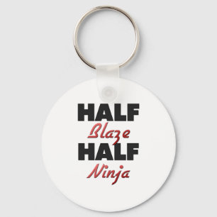 Half Blaze Half Ninja Key Ring