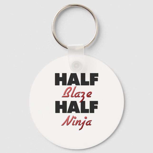 Half Blaze Half Ninja Key Ring (Front)