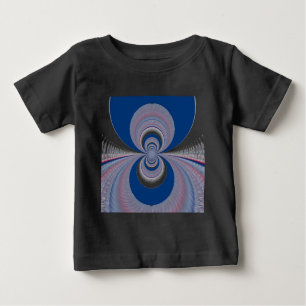 Half Blue Baby T-Shirt