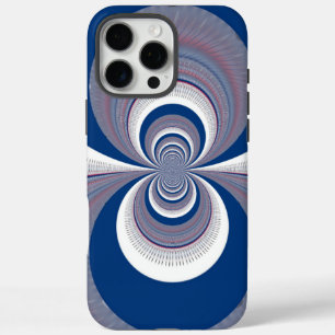 Half Blue iPhone 16 Pro Max Case