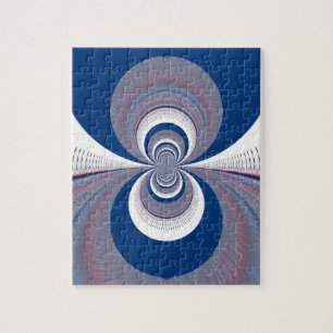 Half Blue Jigsaw Puzzle