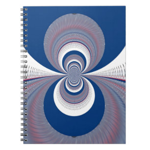 Half Blue Notebook