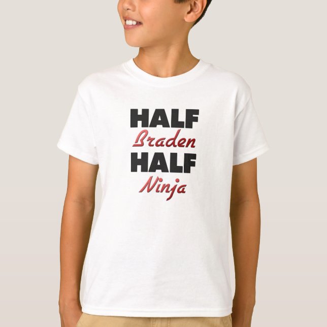 Half Braden Half Ninja T-Shirt (Front)