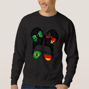 Half Brazilian Half German Girl Brazil Kids Sweatshirt